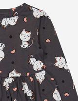 Kleid - Allover-Print