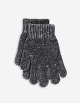 Handschuhe - Feinstrick - dunkelgrau