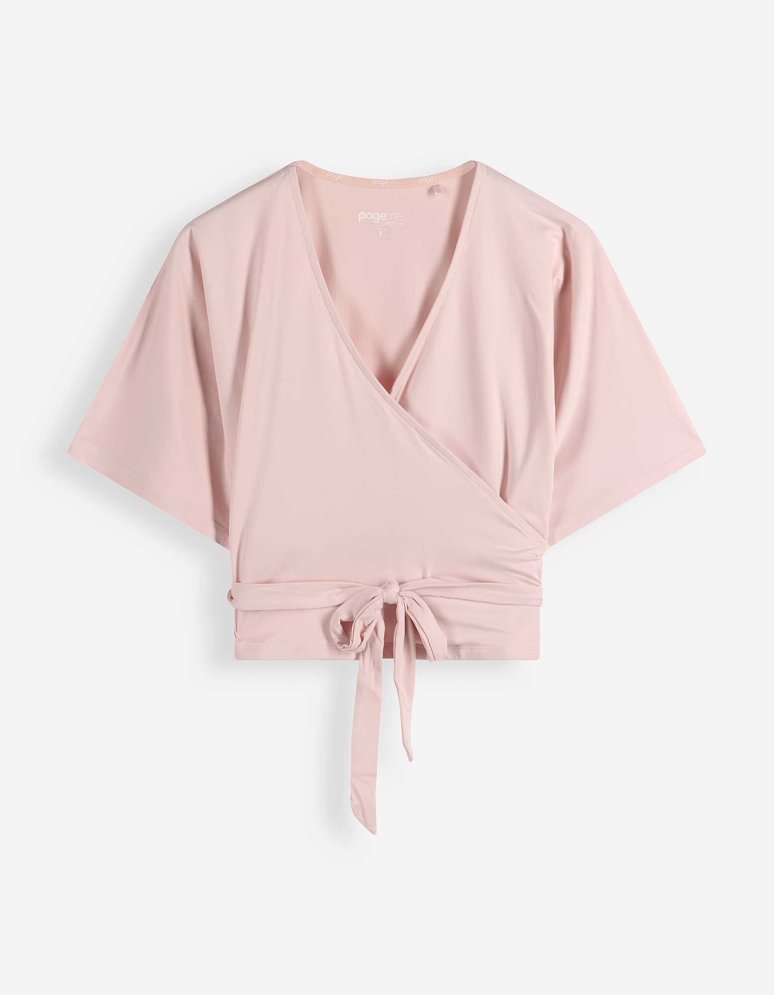 Yoga Shirt - Cropped - Rosa