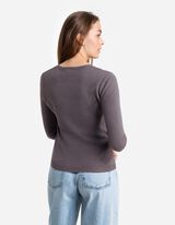 Maglia a manica lunga - Maglia - grigio scuro