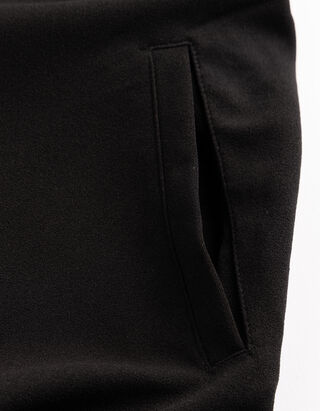 Hlače - Elastični pojas - crna