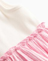 Kleid - Musselin - wei&szlig;