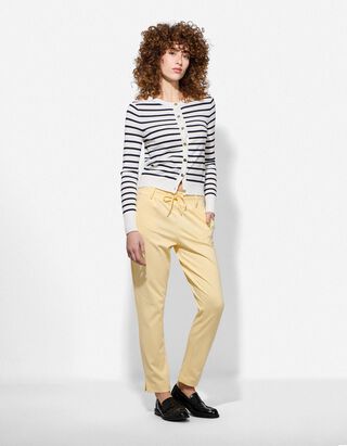 Hlače - Regular Fit - svijetlo zuta