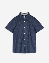 Camicia - Cotone - blu scuro