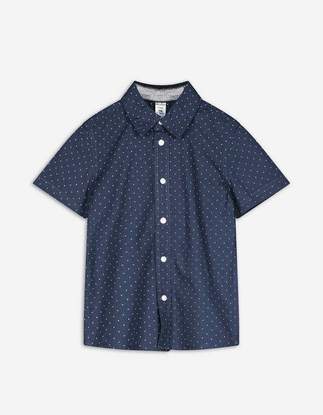 Camicia - Cotone - blu scuro
