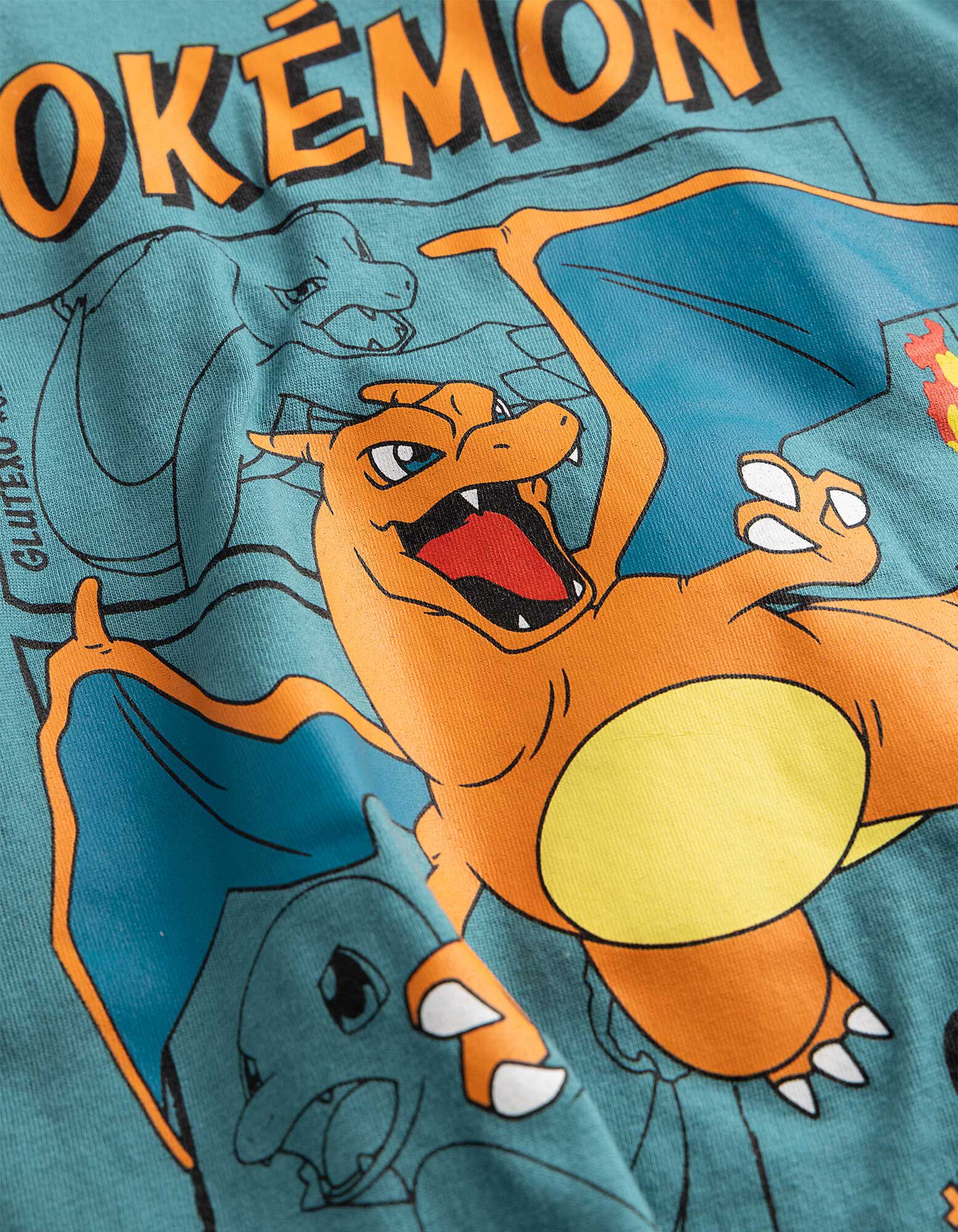 T-shirt - Pok&eacute;mon - Bleu fonc&eacute;