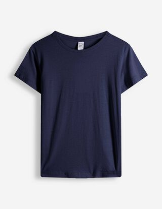 T-shirt - Basique - Bleu fonc&eacute;