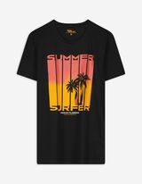 T-Shirt - Print - schwarz