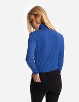 Longsleeve - Col - donkerblauw