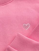 Sweatshirt - Borduursels - pink