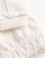 Sweatshirt - Brusttasche - wei&szlig;