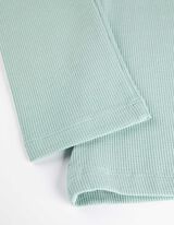 pidžama set od majice i pantalona - Vafl materijal - zeleno