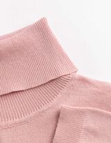 Pullover - Rollkragen - Rosa