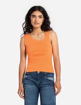 Top - Misto cotone - arancione