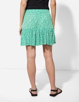 Jupe - Motif all-over - Vert