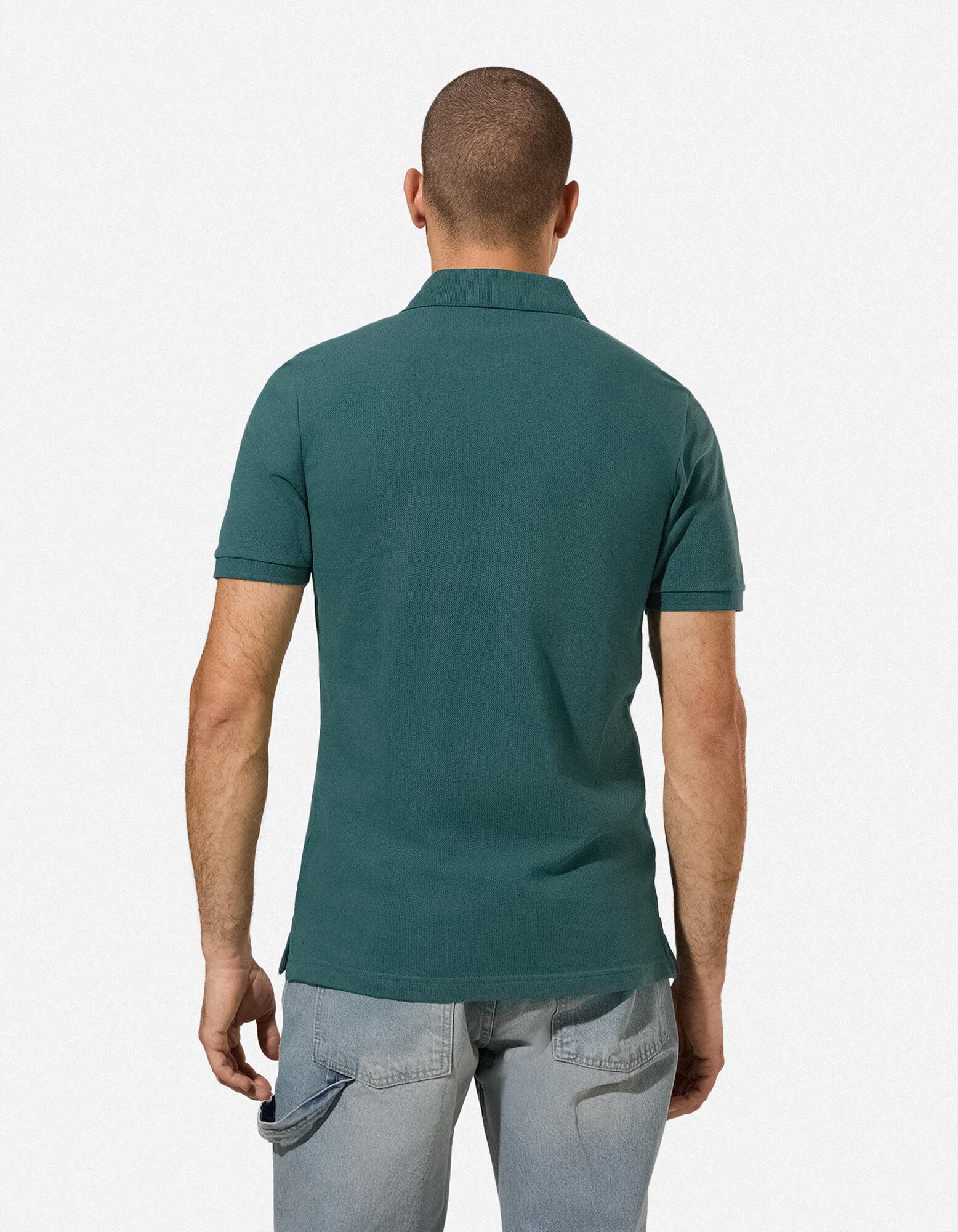 Poloshirt - einfarbig - Khaki