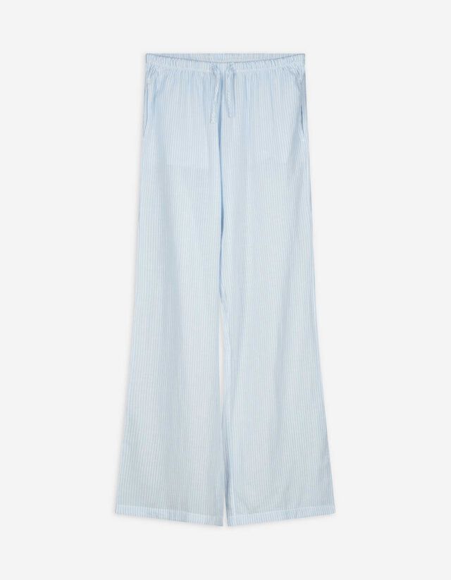 Broek - Strepen - lichtblauw