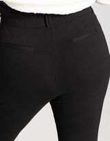 Laisvalaikio kelnės - Raištelis - juodas