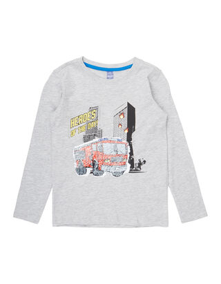Jungen Longsleeve mit Wende-Pailletten