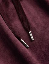 Pullover - Samt - dunkellila