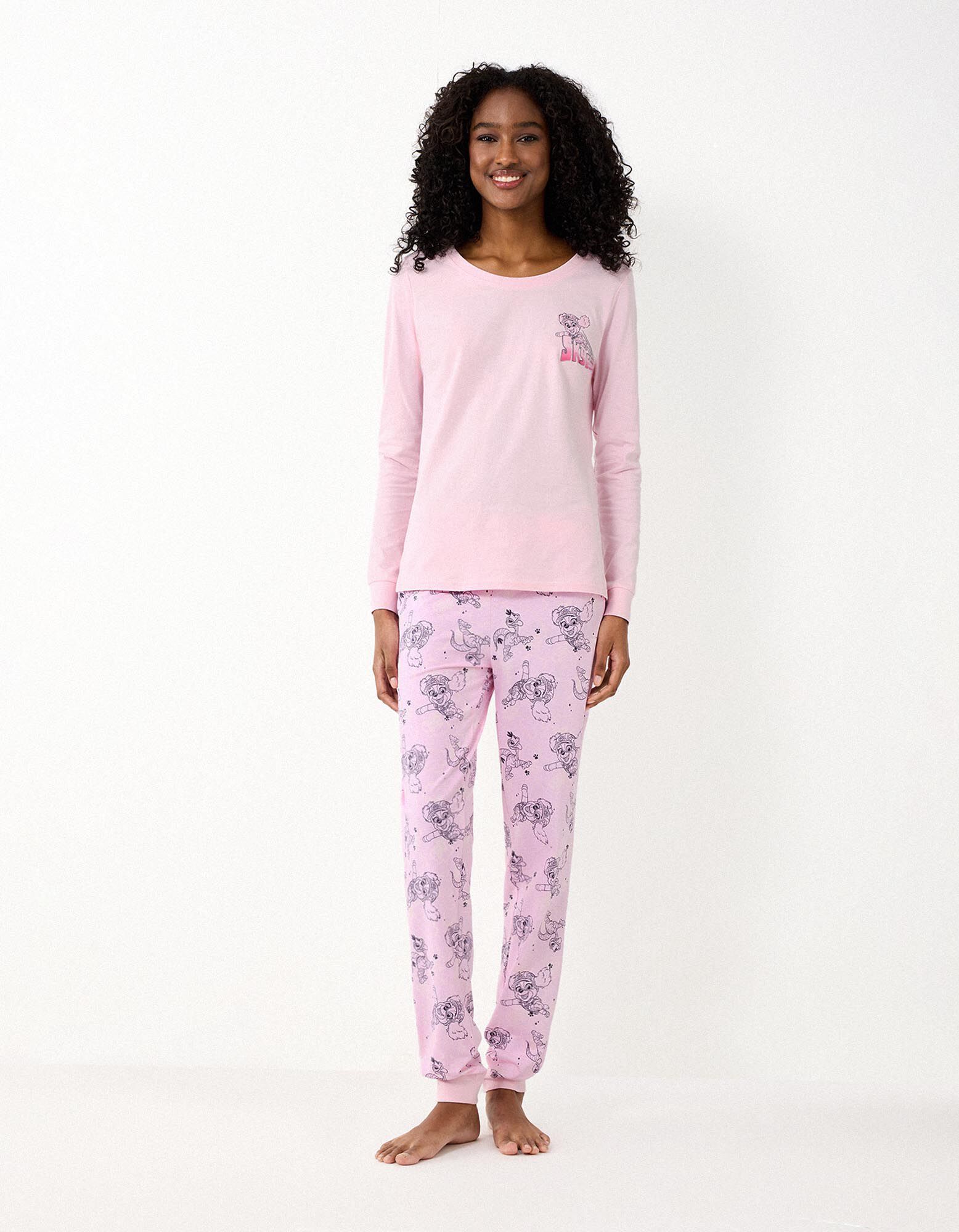 Pyjama Set aus Shirt und Hose - Paw Patrol - Rosa