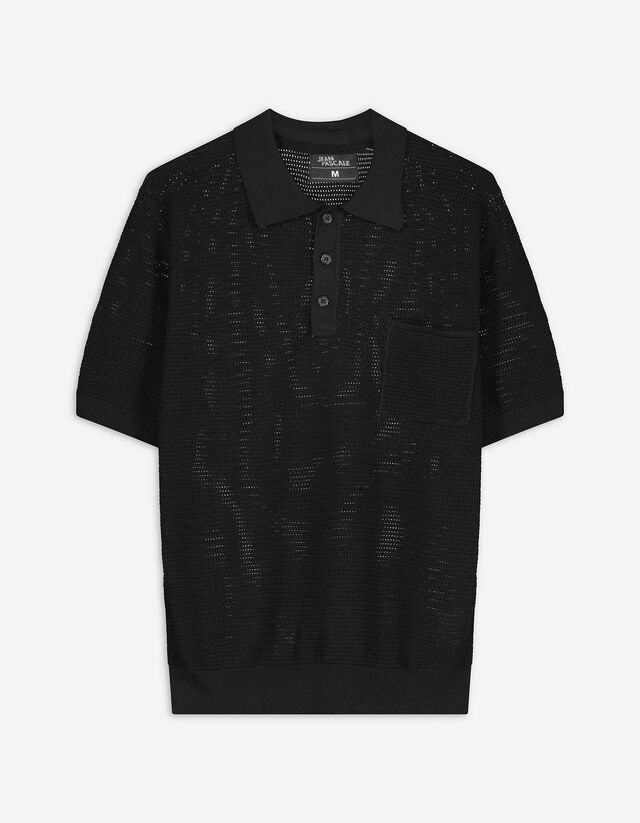 Polo - Col polo - Noir