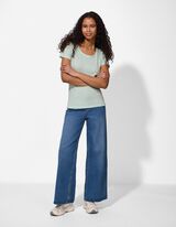 T-Shirt - Stretchanteil - hellgr&uuml;n