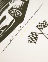 pidžama set od majice i pantalona - Print - bronza