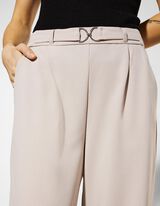 Culotte - Webstoff - beige
