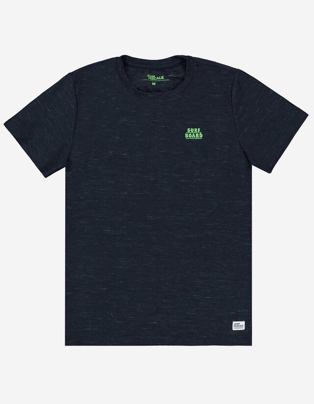 T-shirt - cienki prążek - ciemny niebieski