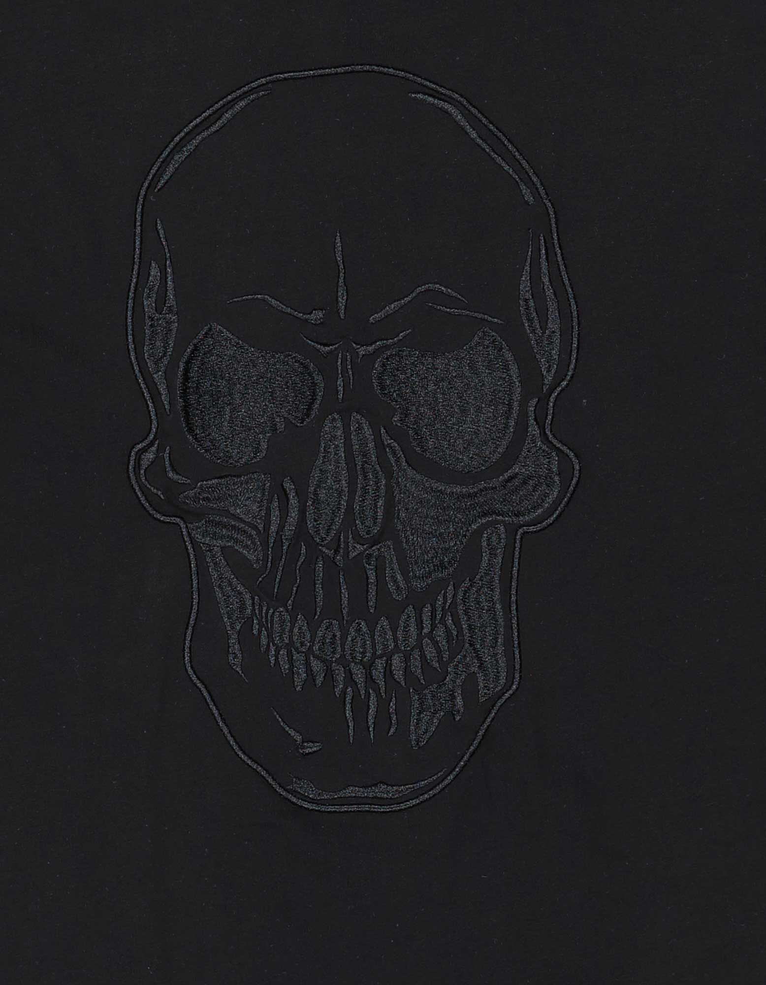 T-shirt - Broderies - Noir