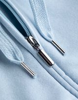 Sweatjacke - Regular Fit - hellblau