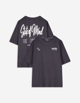 T-Shirt - einfarbig - dunkelgrau