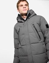 Jacke - Kapuze mit Tunnelzug - dunkelgrau