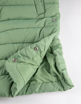 Dolg telovnik - Kapuca z zatezno vrvico - temno zelena