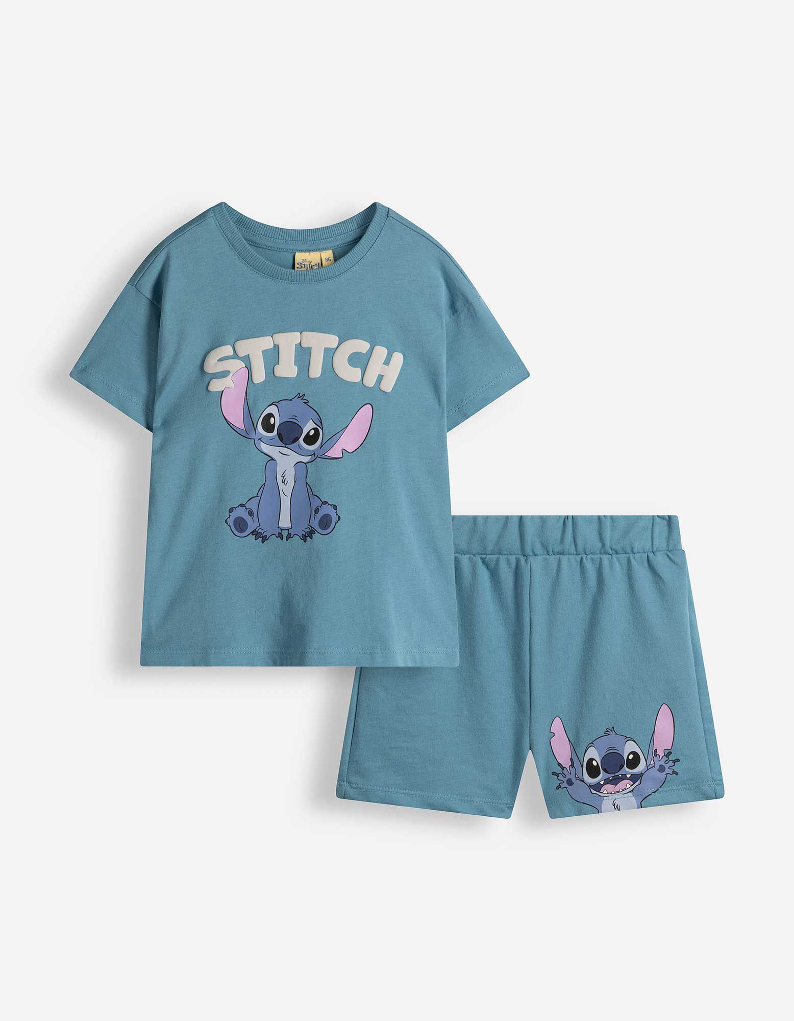 Ensemble t-shirt et pantalon - Lilo et Stitch - Bleu