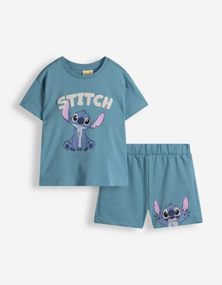 Ensemble t-shirt et pantalon - Lilo et Stitch - Bleu