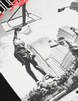 Langarmshirt - Double-Layer-Look - schwarz