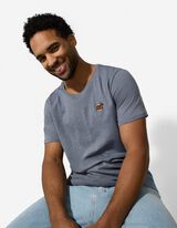 T-shirt - Borduursels - turkoois