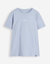 T-Shirt - Print - Hellblau