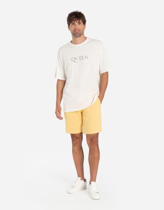 Bermuda  - Straight Fit - hellgelb