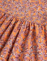 Kleit - allover-tr&uuml;kk - oranzh