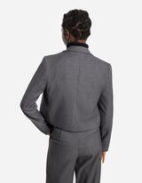 Pintsak - l&uuml;hendatud - hall