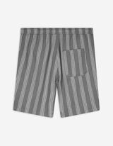 Short - Rayures - Vert