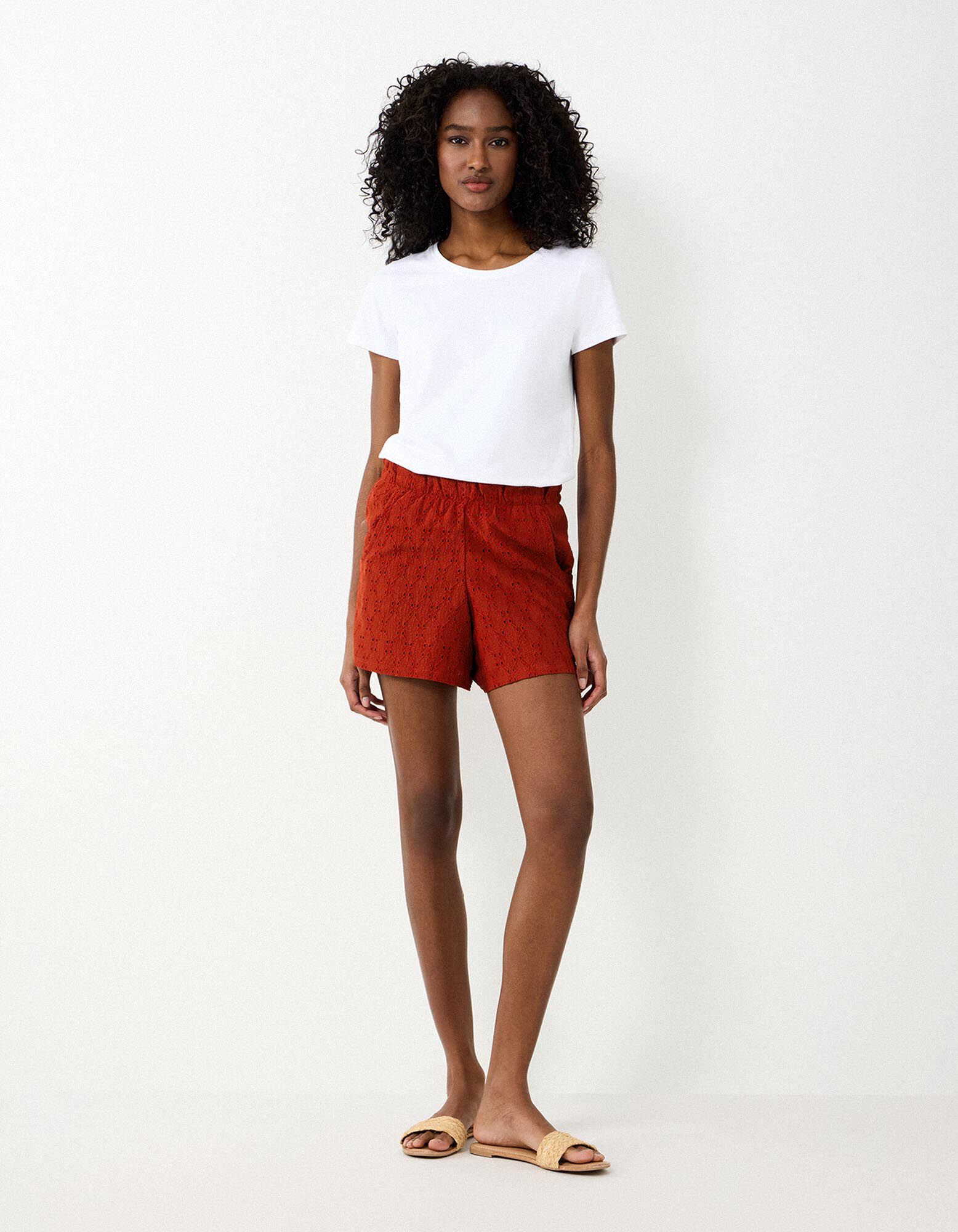 Shorts - Regular Fit - Rost
