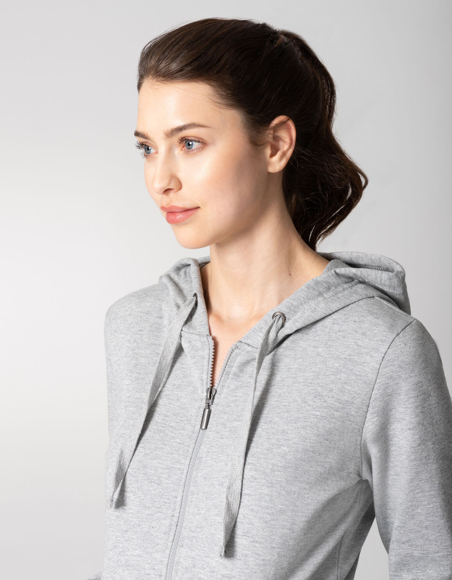 Sweatvest - Capuchon - grijs