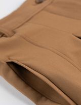 Nadrág - Velúr utánzat - világos barna