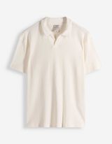 Poloshirt - Relax Fit - wei&szlig;