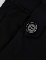 Hose - Bootcut Fit - schwarz