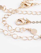 Kette - 3er-Pack - goldfarben